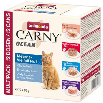12x80g animonda Carny Ocean nedves macskatáp 4 fajta vegyesen kép