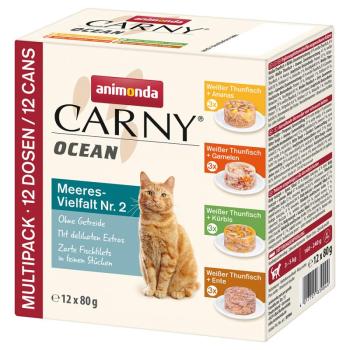 12x80g animonda Carny Ocean nedves macskatáp mix II 4 fajtával kép
