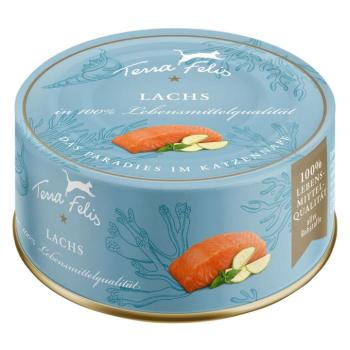 12x80g Terra Felis Famousse Lazac nedves macskatáp kép