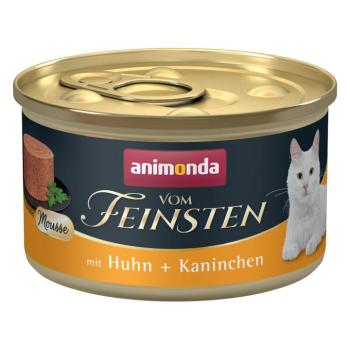12x85g animonda Vom Feinsten Adult Csirke & nyúl nedves macskatáp kép