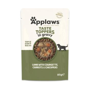 12x85g Applaws Taste Toppers bárány, répa, cukkini & csicseriborsó szószban nedves kutyaeledel