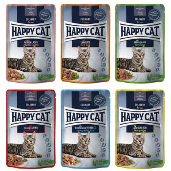 12x85g Happy Cat Meat Adult szószban nedves macskatáp kép