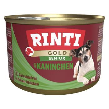 12x85g RINTI Gold Senior nedves kutyatáp - Nyúl kép