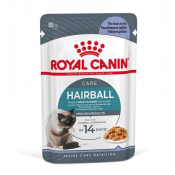 12x85g Royal Canin FCN Hairball Care aszpikban nedves macskaeledel kép