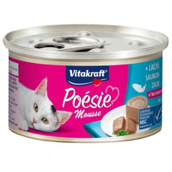 12x85g Vitakraft Poésie Mousse Lazac nedves macskatáp kép