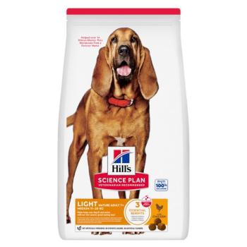 14kg Hill's Science Plan Mature Adult 7+ Medium Light csirke száraz kutyatáp kép