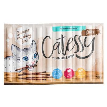 150x5g Catessy rudacskák macskasnack- Lazac & pisztráng kép