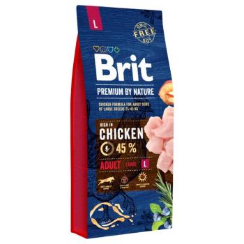 15kg Brit Premium Adult Large Breed Chicken száraz kutyatáp kép