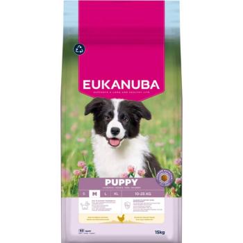 15kg Eukanuba Premium Nutrition Puppy Medium Breed csirke száraz kutyatáp kép