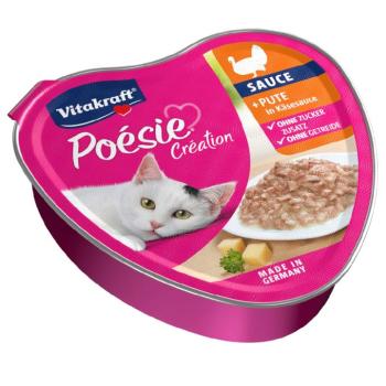 15x85g Vitakraft Poésie Création pulyka sajtszószban nedves macskaeledel kép