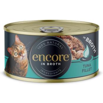 16x 70g-os Encore tonhalfilé nedves macskaeledel konzerv, tonhalfilével kép