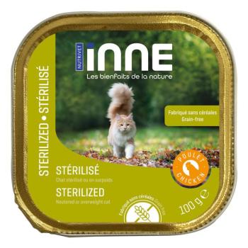 16x100g Nutrivet Inne Sterilized lazac nedves macskatáp kép