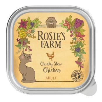16x100g Rosie's Farm Adult nedves macskatáp- Csirke kép