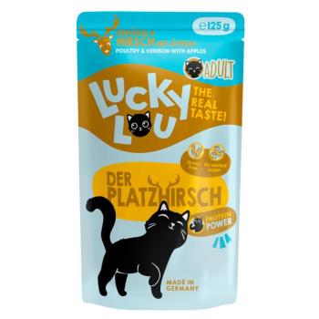 16x125g Lucky Lou Adult Szárnyas & vad nedves macskatáp kép