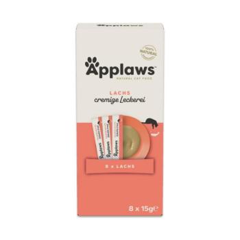 16x15g Applaws lazac krémes finomság gazdaságos csomag, macska snack kép