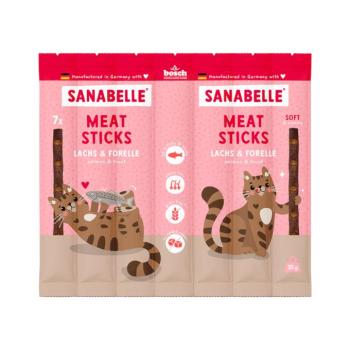 16x35g Sanabelle Meat Sticks Lazac & pisztráng macskasnack kép