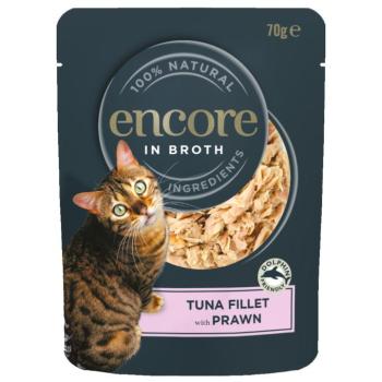 16x70g Encore Tonhal & garnélarák tasakos nedves macskatáp kép