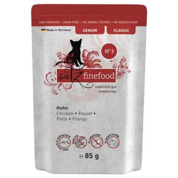 16x85g catz finefood Senior No. 3 csirke nedves macskatáp kép