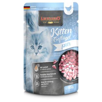 16x85g Leonardo Finest Selection Kitten: szárnyas tasakos nedves macskatáp kép
