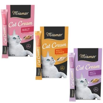 18x15g Miamor Cat snackkrém mix macskasnack Próbacsomag II kép