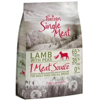 1kg Purizon Single Meat Adult bárány & borsó - gabonamentes száraz kutyatáp kép