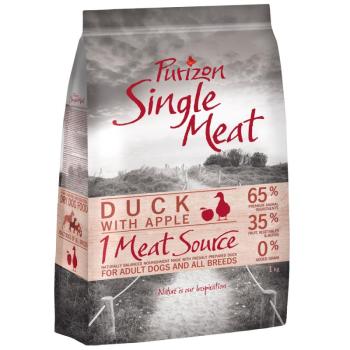 1kg Purizon Single Meat Adult kacsa & alma - gabonamentes száraz kutyatáp kép