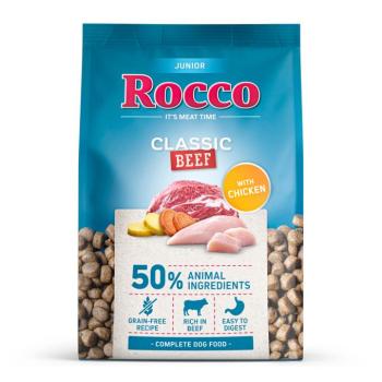 1kg Rocco Junior Classic marha & csirke száraz kutyatáp kép