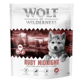 1kg Wolf of Wilderness Junior "Ruby Midnight" marha & nyúl száraz kutyatáp kép
