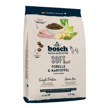 2,5kg bosch HPC Soft Adult pisztráng & burgonya száraz kutyatáp kép