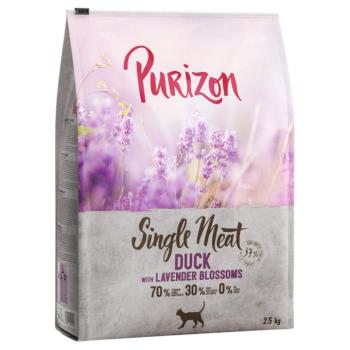 2,5kg Purizon Single Meat kacsa & levendulavirág száraz macskatáp kép