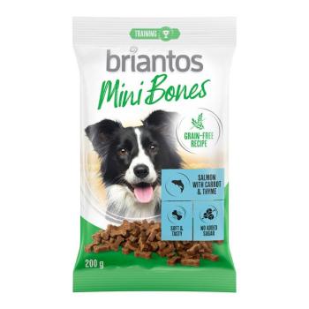 200g Briantos Mini Bones Kacsa & áfonya gabonamentes kutyasnack kép