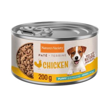 200g Nature's Variety Paté Mini Puppy csirke nedves kutyatáp kép