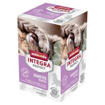 24x100g animonda INTEGRA Protect Adult Diabetes tálcás nedves macskatáp- Mix 1. (6 változattal) kép