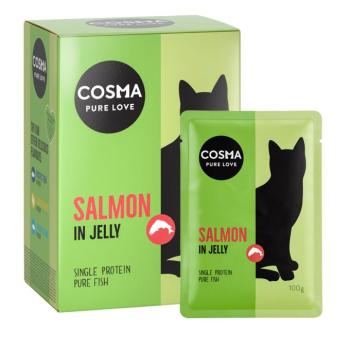 24x100g Cosma Original tasakos nedves macskatáp- Lazac kép
