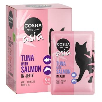 24x100g Cosma Thai nedves macskatáp frissentartó tasakban - Tonhal & lazac kép