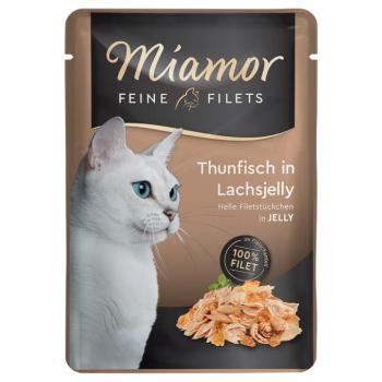 24x100g Miamor Feine Filets aszpikban nedves macskatáp - Tonhal lazac-aszpikban kép
