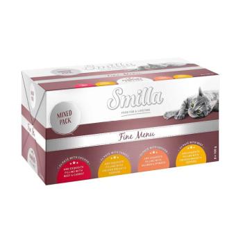 24x100g Smilla Fine Menü finom töltetékkel nedves macskatáp vegyes csomagban kép