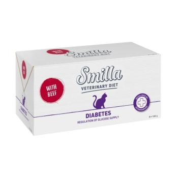 24x100g Smilla Veterinary Diet Diabetes marha nedves macskatáp kép