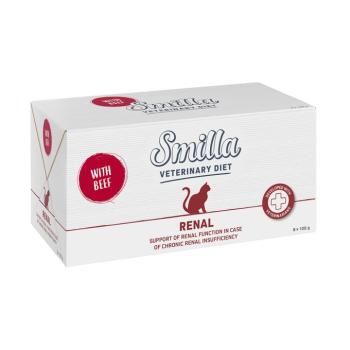 24x100g Smilla Veterinary Diet Renal marha nedves macskatáp kép