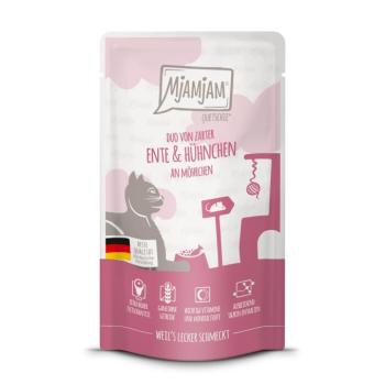 24x125g MjAMjAM Quetschie Kacsa & csirke nedves macskatáp kép