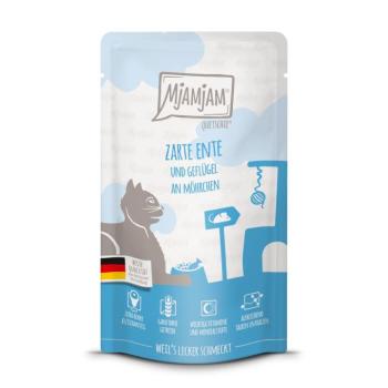 24x125g MjAMjAM Quetschie Kacsa & szárnyas nedves macskatáp kép