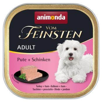 24x150g animonda vom Feinsten Adult pulyka & sonka nedves kutyatáp kép