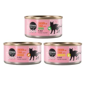 24x170g Cosma Asia aszpikban nedves macskatáp vegyesen (3 változat) kép