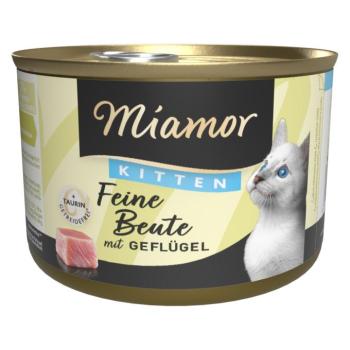 24x185g Miamor Feine Beute nedves macskatáp-Kitten szárnyas kép