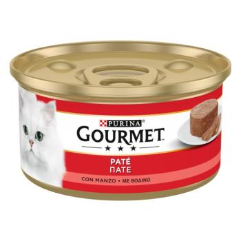 24x195g Gourmet marha nedves macskatáp