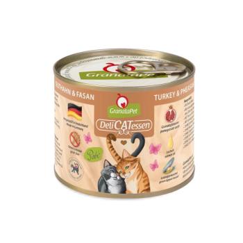 24x200g GranataPet DeliCatessen Pulyka & fácán nedves macskatáp kép