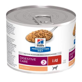 24x200g Hill's Prescription Diet i/d Digestive Care pulyka nedves kutyatáp kép