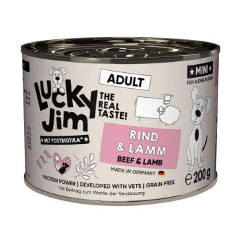 24x200g Lucky Jim MINI Adult csirke & pisztráng nedves kutyatáp kép