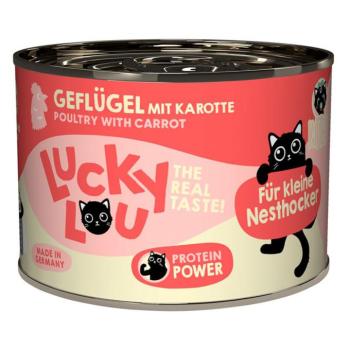 24x200g Lucky Lou Lifestage Kitten szárnyas nedves macskatáp kép