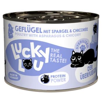 24x200g Lucky Lou Sterilized Szárnyas nedves macskatáp kép